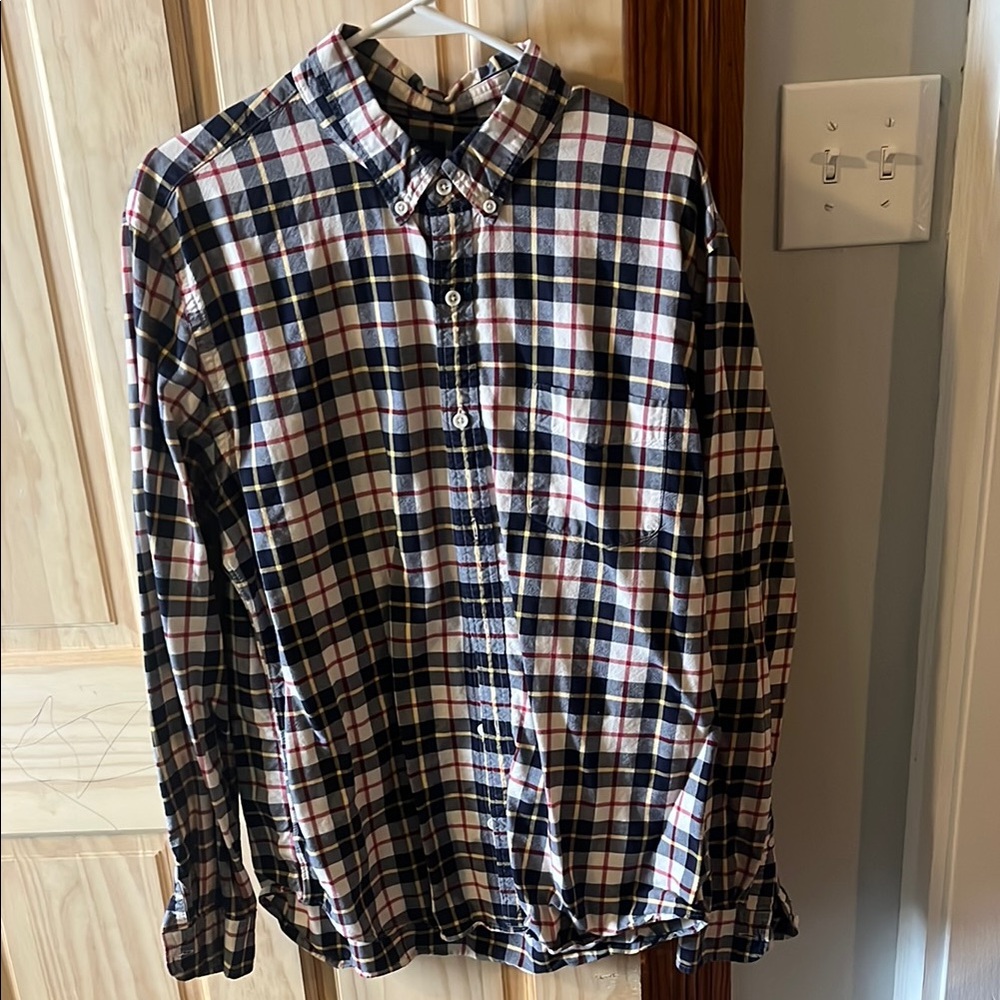 Men's Multicolor Plaid Shirt
